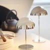 Along LED bordlampe / batterilampe, krom (2 stk.)