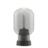Amp bordlampe, Smoke/Sort marmor