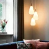 Anoli 3 pendel, nordic guld/opal