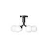 Apiales 6 loftlampe, satin sort/opal