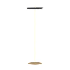 Asteria gulvlampe, antrasit/messing