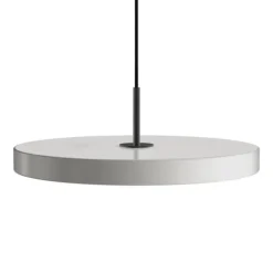 Asteria medium pendel, mist grå/sort