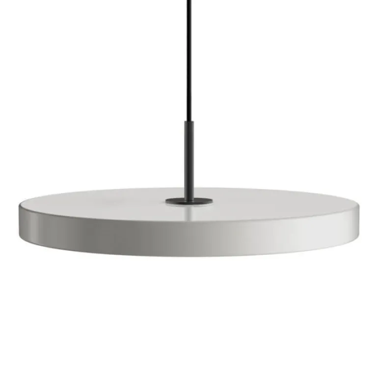 Asteria medium pendel, mist grå/sort