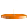 Asteria medium pendel, orange/messing