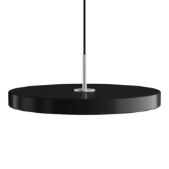 Asteria medium pendel, sort/stål