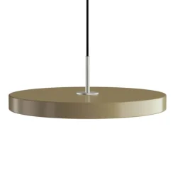 Asteria medium pendel, taupe/stål