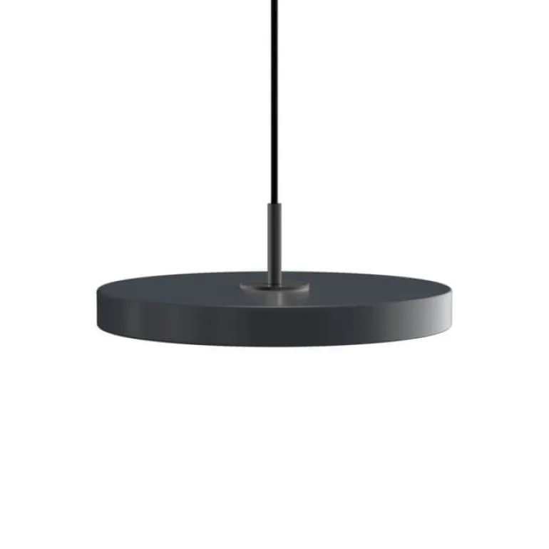 Asteria mini pendel, antrasit/sort