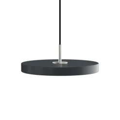 Asteria mini pendel, antrasit/stål