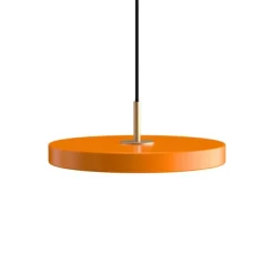 Asteria mini pendel, orange/messing