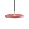 Asteria mini pendel, rose/stål