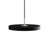 Asteria mini pendel, sort/stål