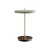 Asteria Move batteri-/bordlampe, olive grøn/messing
