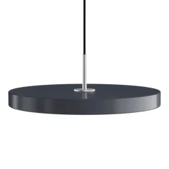 Asteria Plus medium pendel, antrasit/stål
