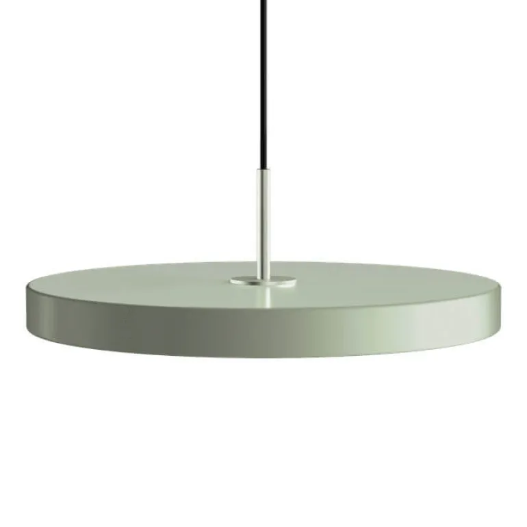 Asteria Plus medium pendel, olive grøn/stål