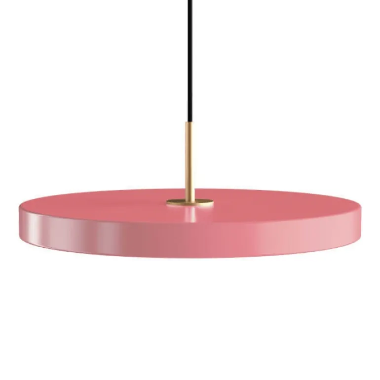Asteria Plus medium pendel, rose/messing