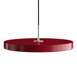Asteria Plus medium pendel, ruby rød/stål