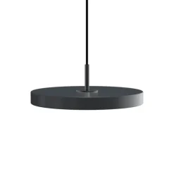 Asteria Plus mini pendel, antrasit/sort