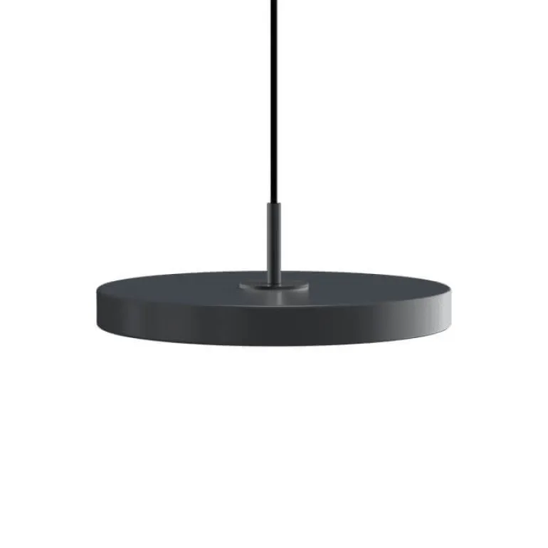 Asteria Plus mini pendel, antrasit/sort