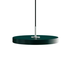 Asteria Plus mini pendel, forest grøn/stål