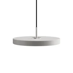 Asteria Plus mini pendel, mist grå/stål