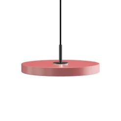 Asteria Plus mini pendel, rose/sort
