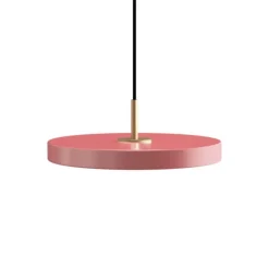 Asteria Plus mini pendel, rose/messing