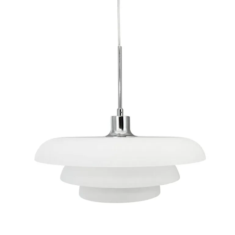 Ava pendel D40, opal/krom