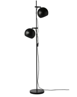 BALL DOUBLE gulvlampe, mat sort