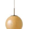 Ball Glass pendel Ø18, amber