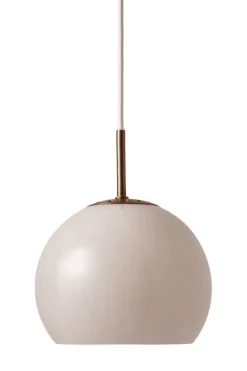 Ball Glass pendel Ø25, sand grey