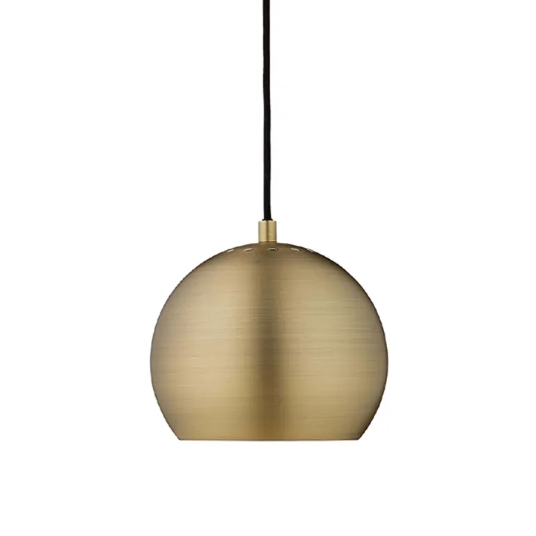 Ball pendel Ø18, mat antik messing
