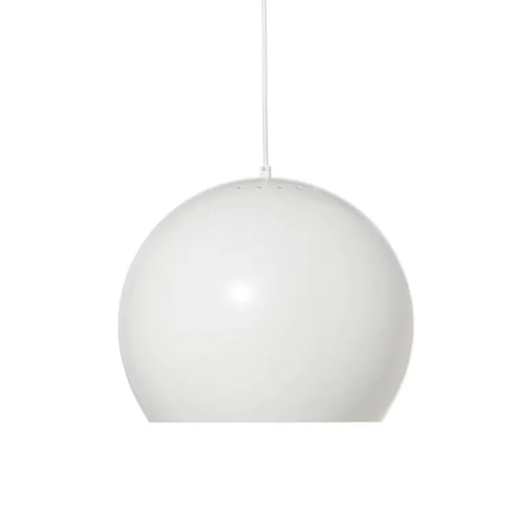 Ball Pendel Ø40, mat hvid
