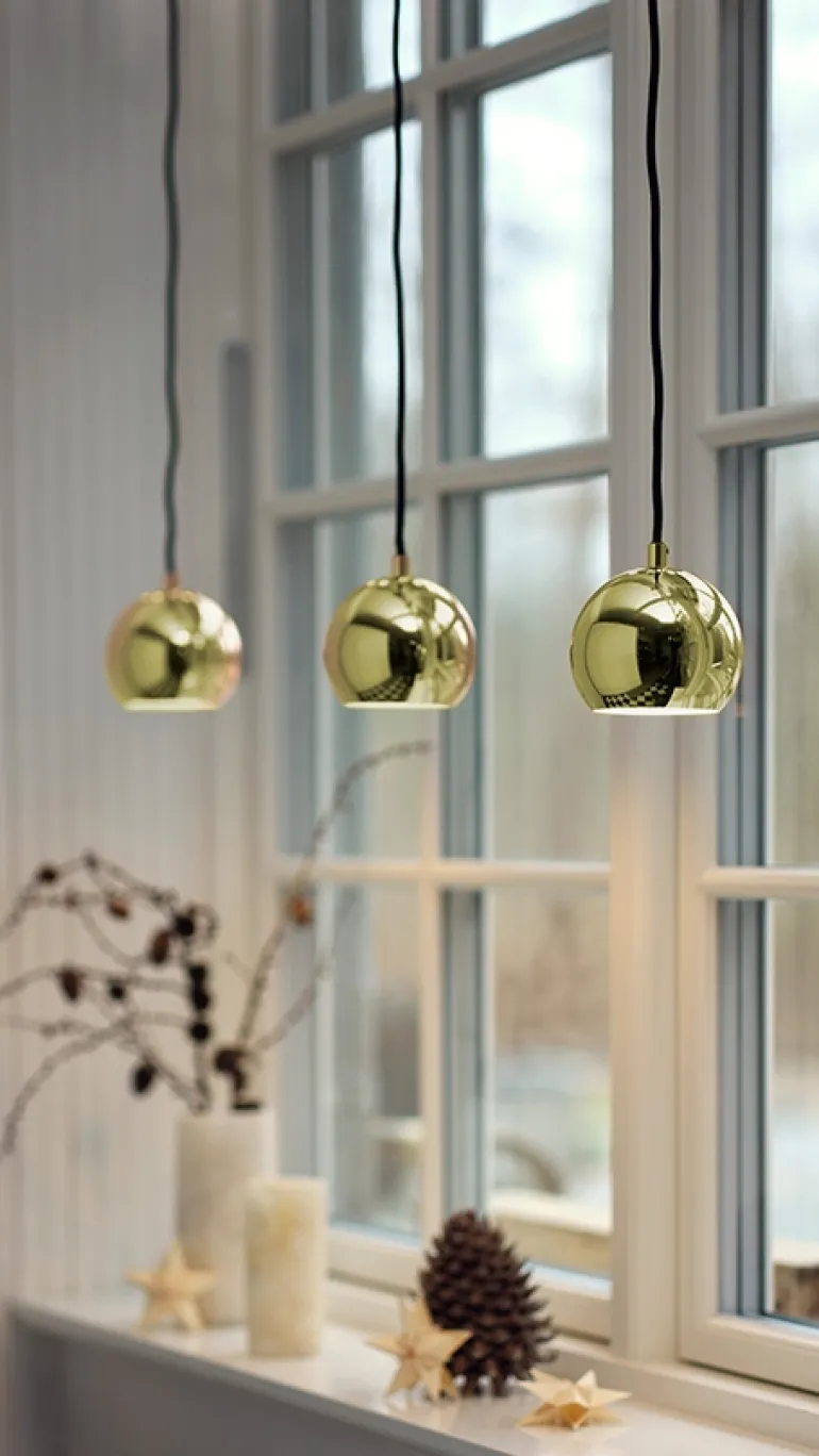 Ball pendel Ø12, messing (limited)