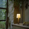 BASICA MINIMA bordlampe nikkel/natur
