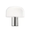 Bellhop Glas T bordlampe, bright aluminium