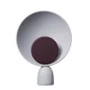 Blooper bordlampe, askegrå/figen lilla