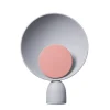 Blooper bordlampe, askegrå/jaipur lyserød