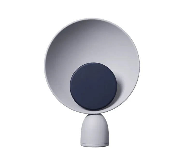 Blooper bordlampe, askegrå/navy blå
