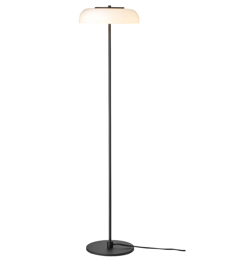 Blossi gulvlampe Ø29, sort/opal