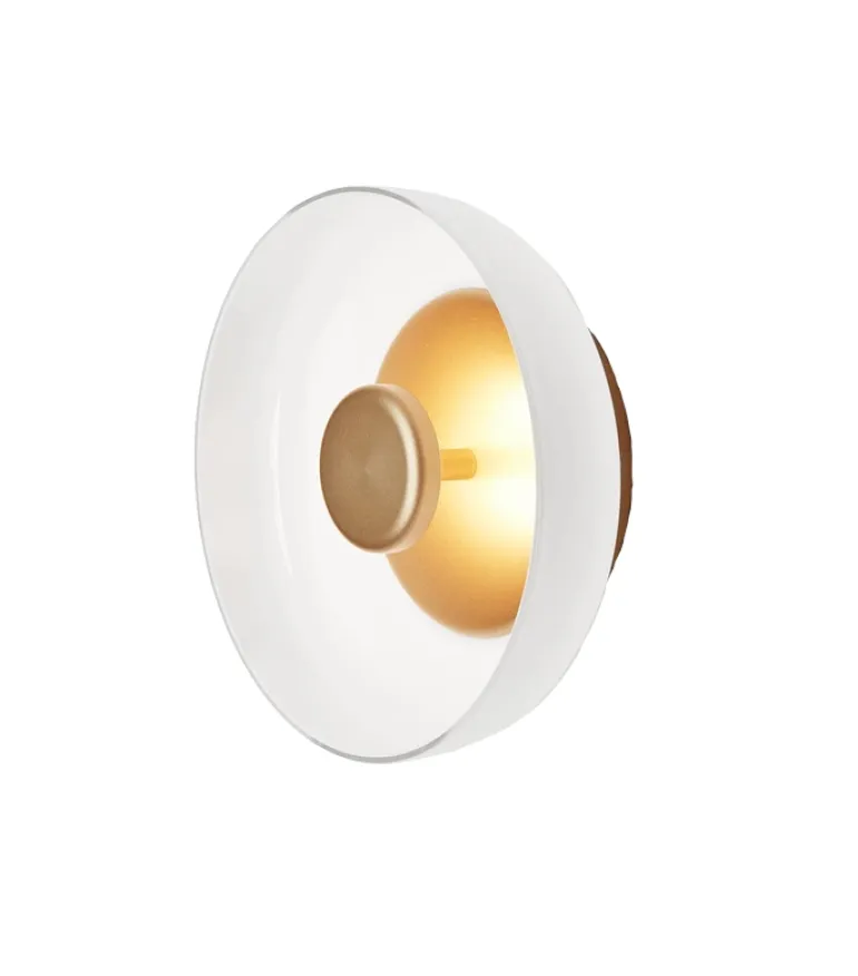 Blossi væglampe Ø23, nordic guld/opal