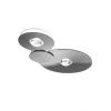 Bugia Double Loftlampe, Krom