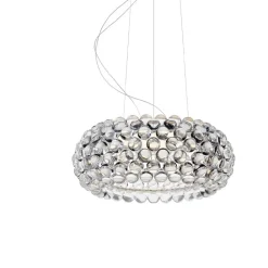Caboche Plus Media LED pendel MyLight tunable white, transparent (10m ledn.)