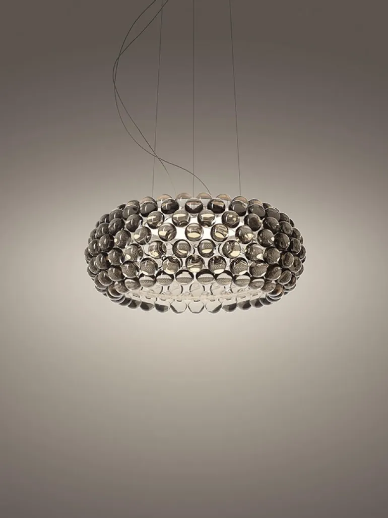 Caboche Plus Media LED pendel MyLight, grå