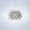 Caboche Plus Piccola pendel LED, transparent