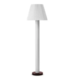 Cellu gulvlampe, hvid