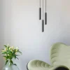 Chimes Cluster 3 klyngependel, sort eg