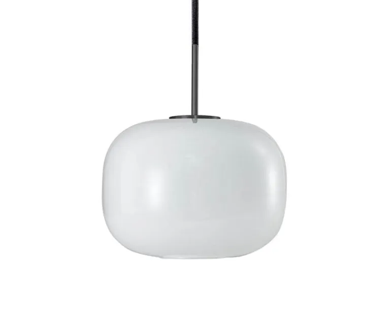 Cuscino pendel medium Ø26, titanium/opal