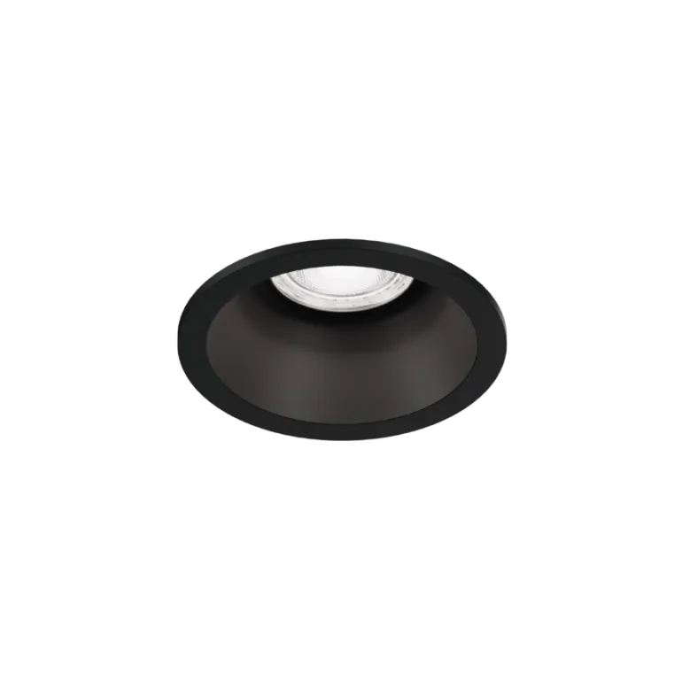Deep petit IP65 udendørs indbygningsspot (2700K), sort