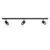 DESIGNLINE skinne-sæt 1,9 meter m/3 Tube spots, sort