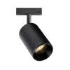 DESIGNLINE Tube Pro spot, sort grib (nubret)